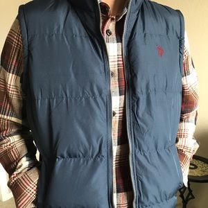 Navy Blue puffer vest